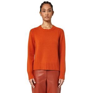 Alpha Studio Orange Cashmere Women's Sweater